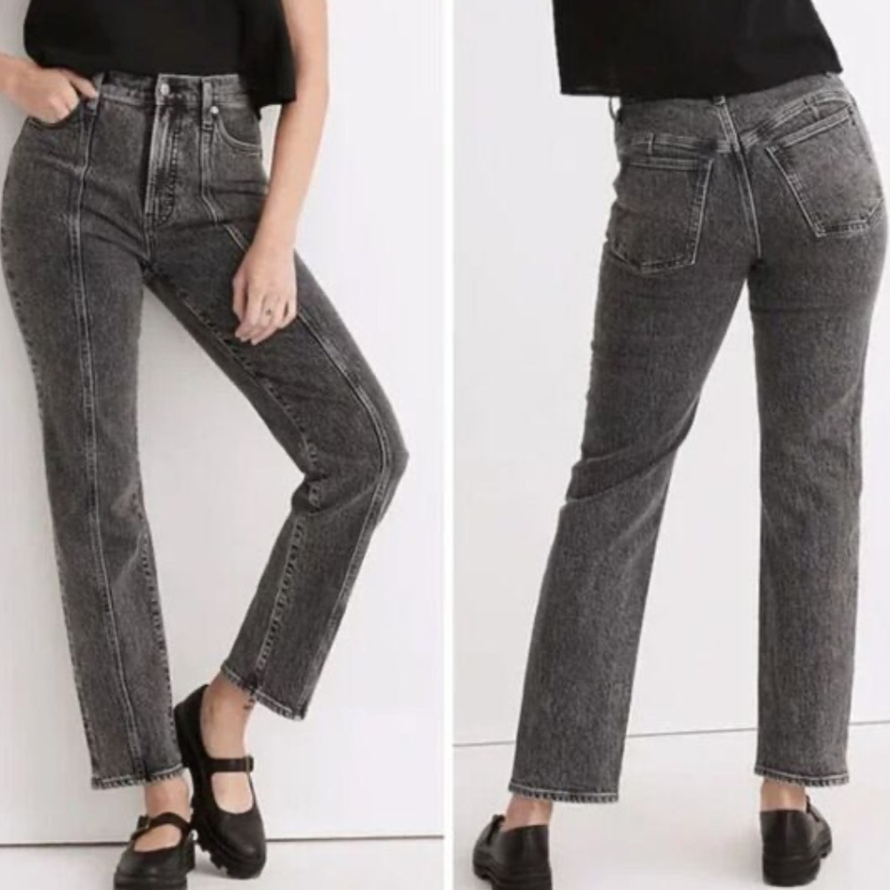 Madewell The Perfect Vintage Straight Jeans in Meaford Wash